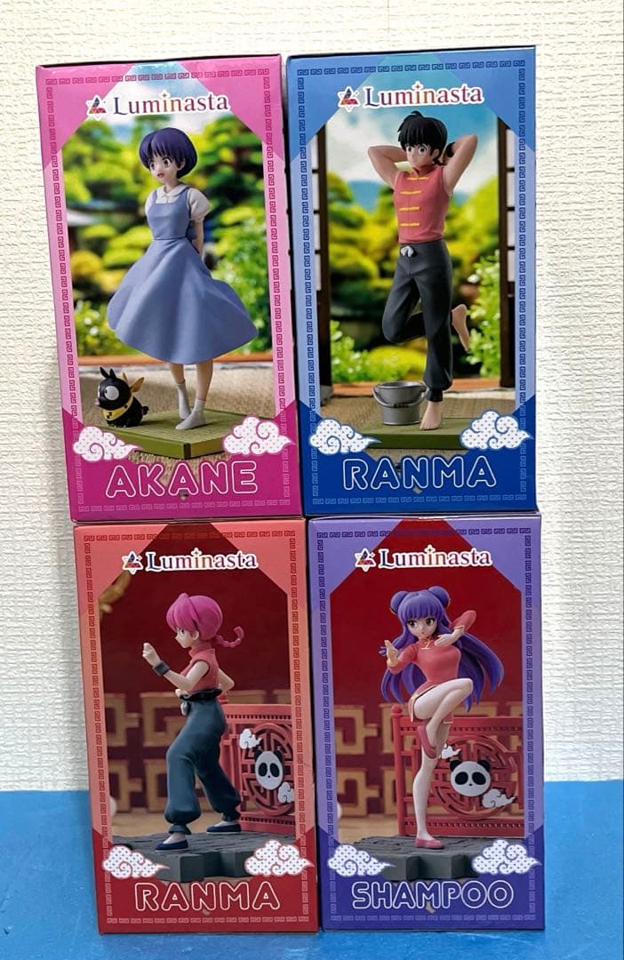 らんま 1/2 Luminasta フィギュア4体セット