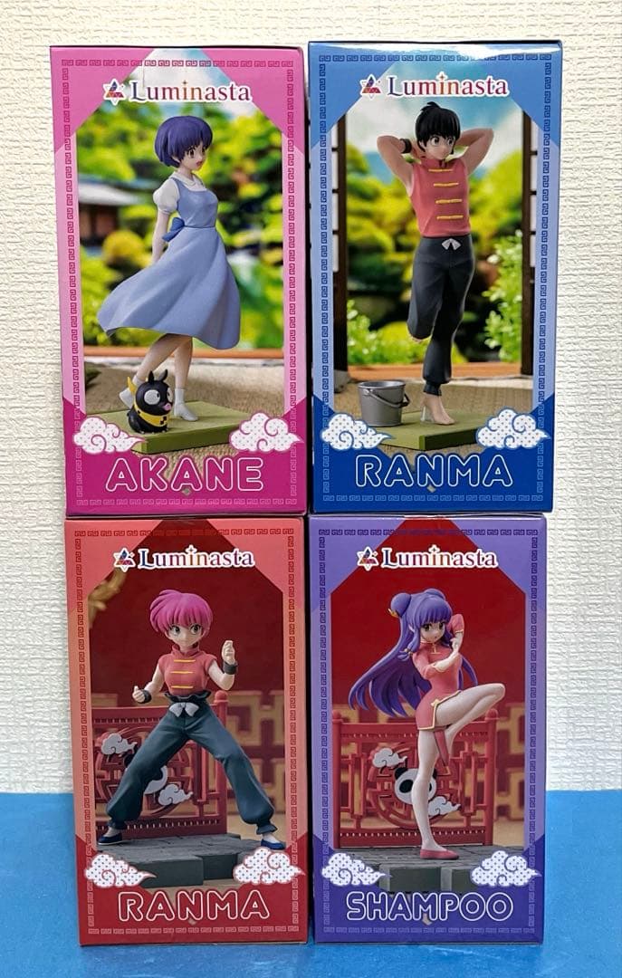 らんま 1/2 Luminasta フィギュア4体セット