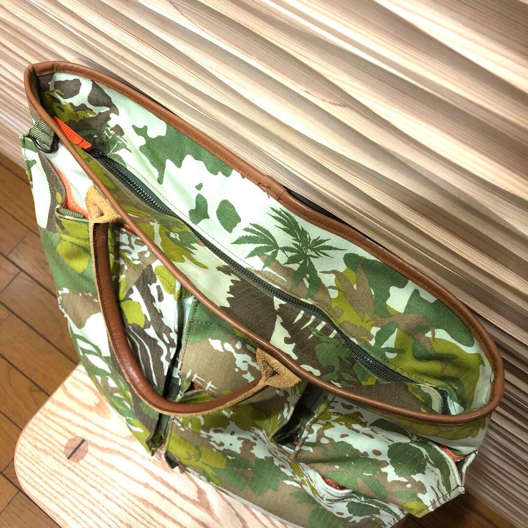 ELNEST×Irie Life キャンバストートバッグ　迷彩柄　トートバッグ