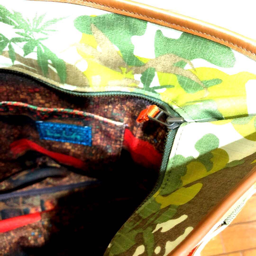 ELNEST×Irie Life キャンバストートバッグ　迷彩柄　トートバッグ