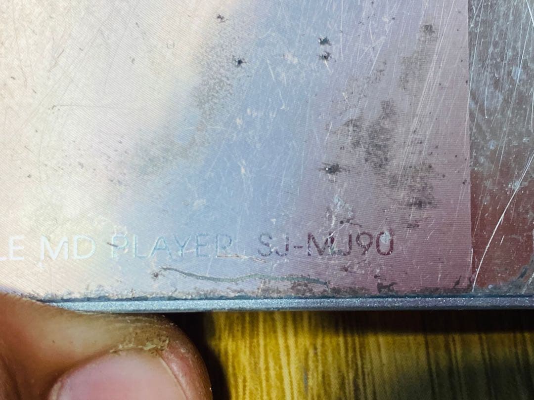 Panasonic MDプレーヤー レッド SJ-MJ59、SJ-MJ90