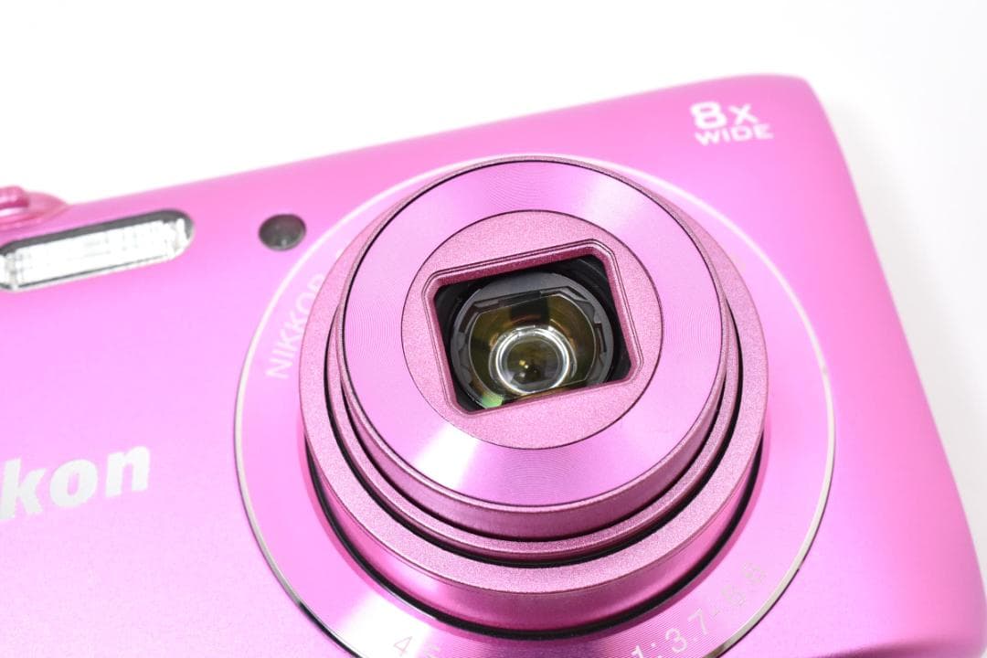 超美品 Nikon COOLPIX S3700 コンパクトデジタルカメラ ピンク
