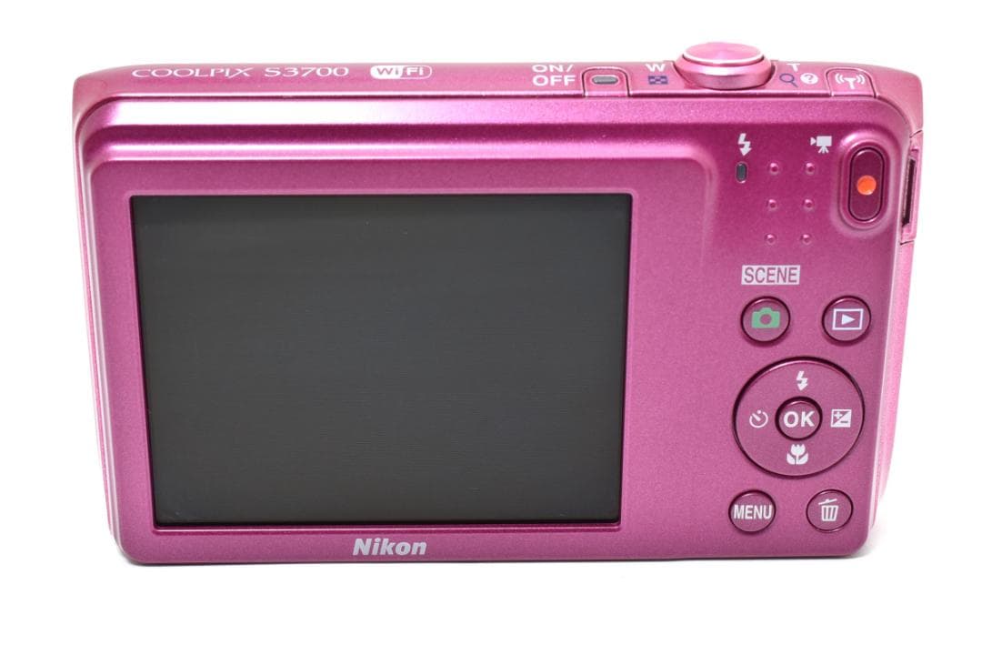超美品 Nikon COOLPIX S3700 コンパクトデジタルカメラ ピンク