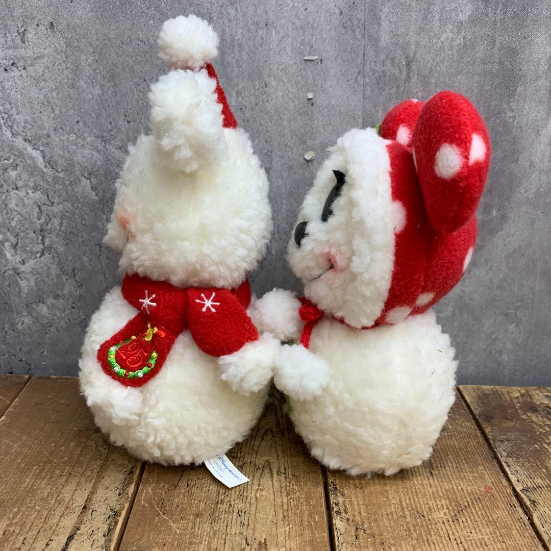 3F 【美品】東京ディズニーリゾート スノースノー ぬいぐるみ セット ミッキー