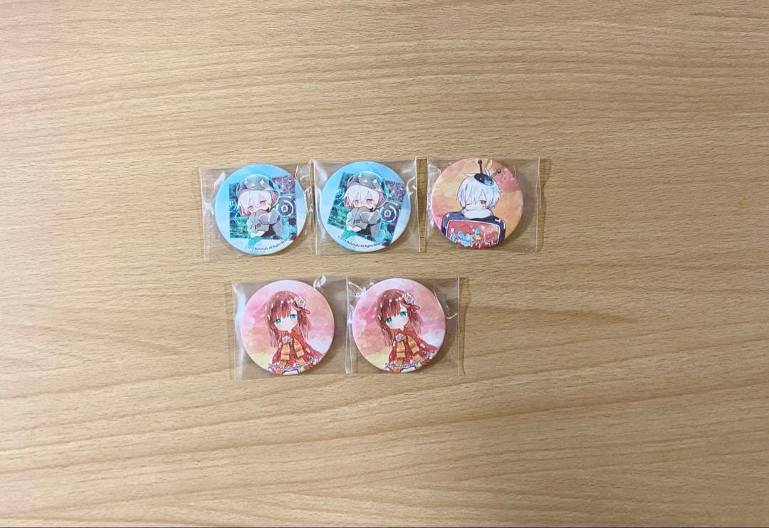 まふまふ すーぱーぬこになりたい 38点 缶バッジ 明日色ワールドエンド