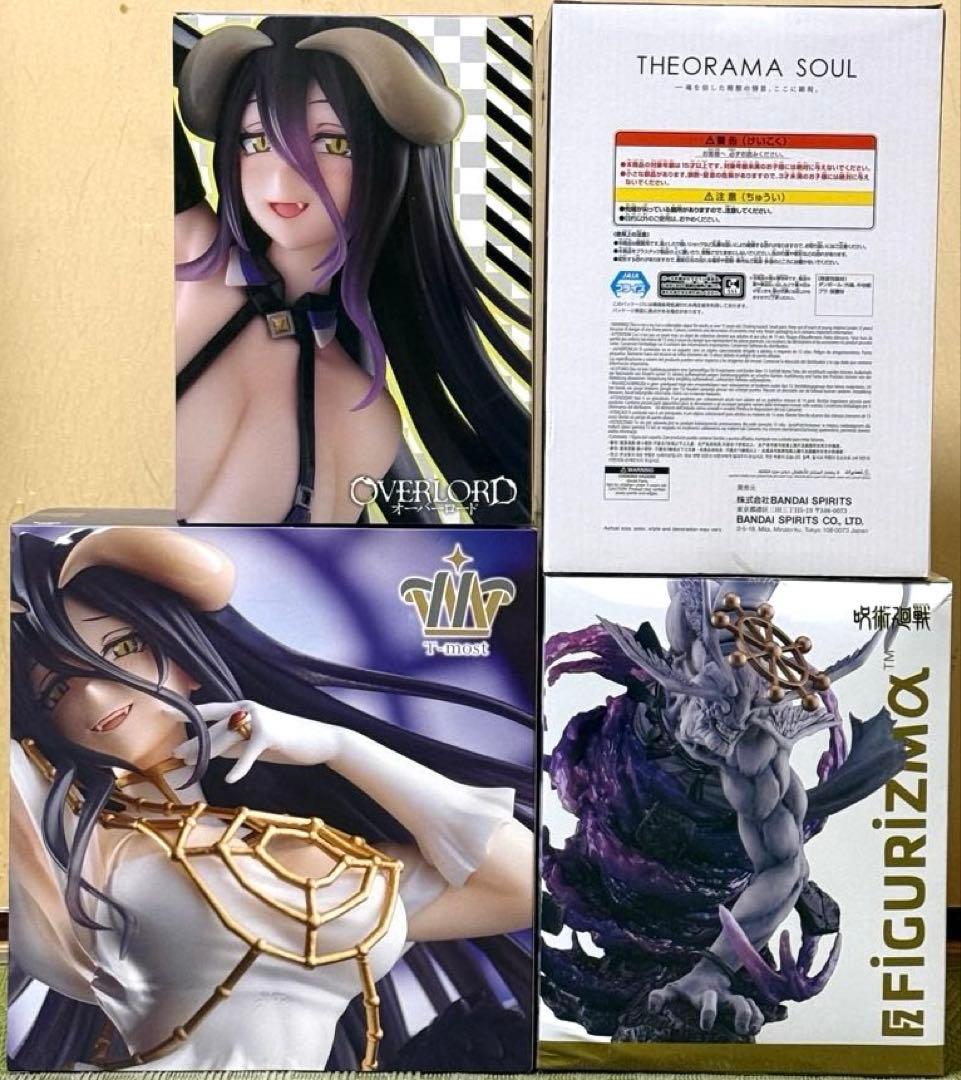 最新 プライズ フィギュア シャンクス アルベド 呪術廻戦4個セット