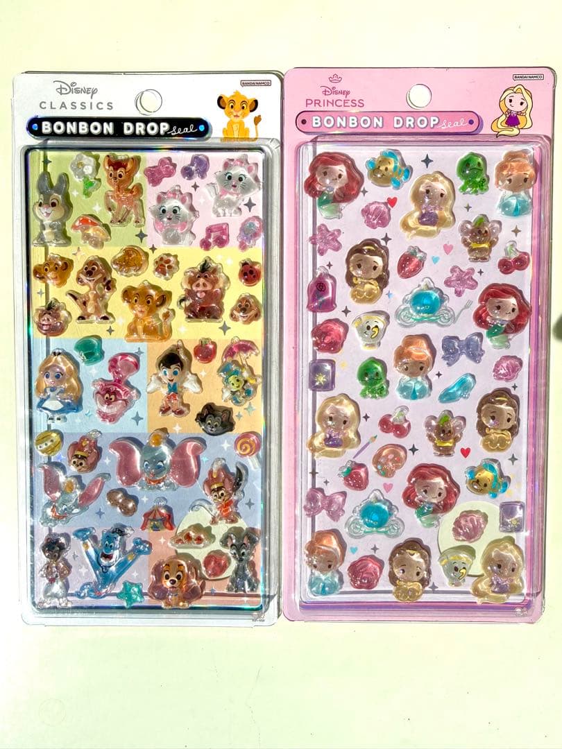 正規品　ボンボンドロップシール　ディズニークラシック　プリンセス