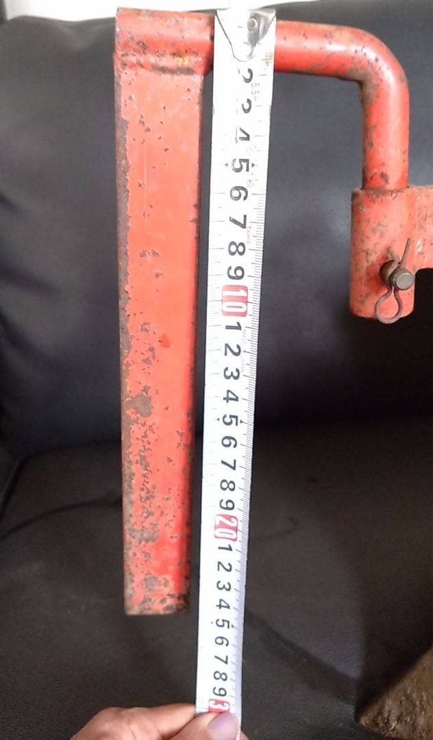 黄色の培土機（2枚羽付き・長さ調節可）