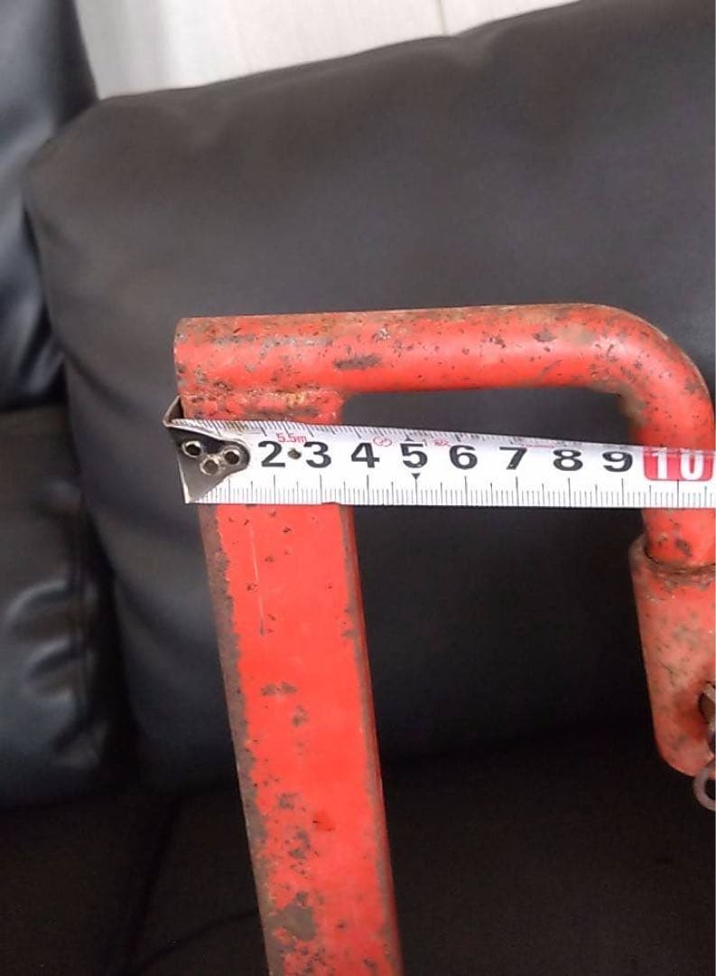 黄色の培土機（2枚羽付き・長さ調節可）