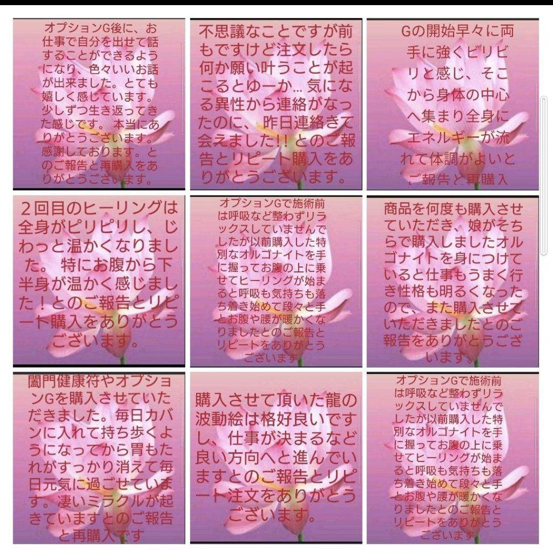 リピーター様（いちご様）のオプション追加の商品です（オルゴナイト　天珠）