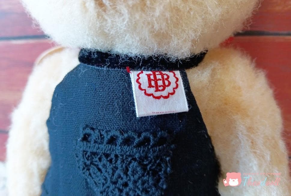ハンドメイド　黒耳イエローLサイズ