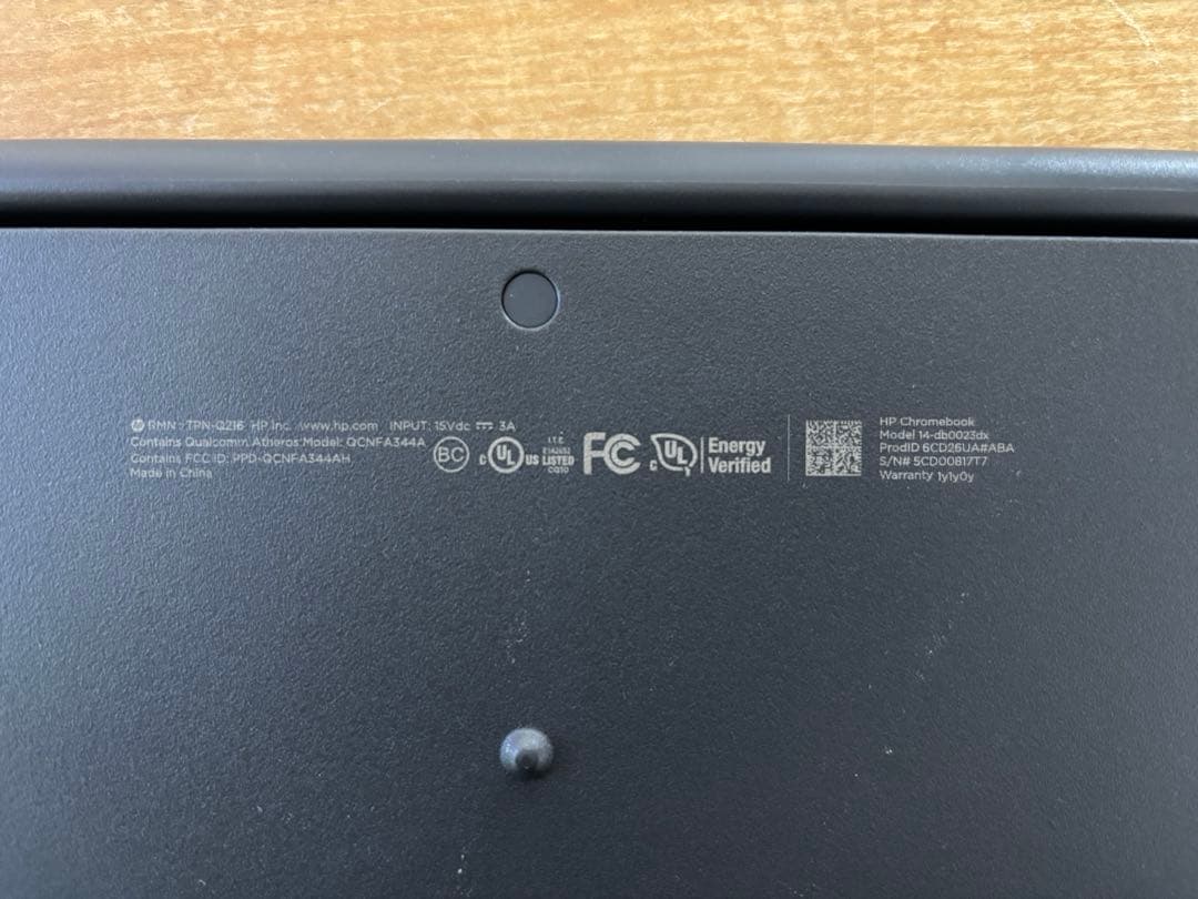 HP Chromebook ブラック