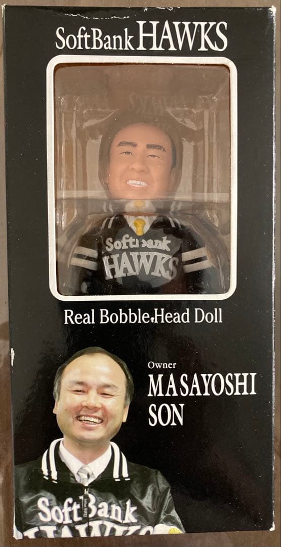 ホークス・リアルバブルヘッドドール（王さん、孫さん）