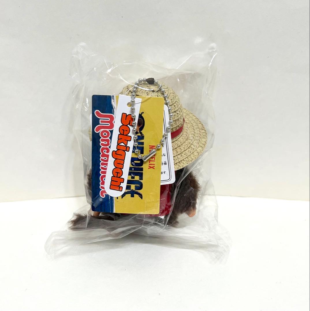 モンチッチ　ワンピース　ルフィ　キーチェーン　ONE PIECE コラボ　新品