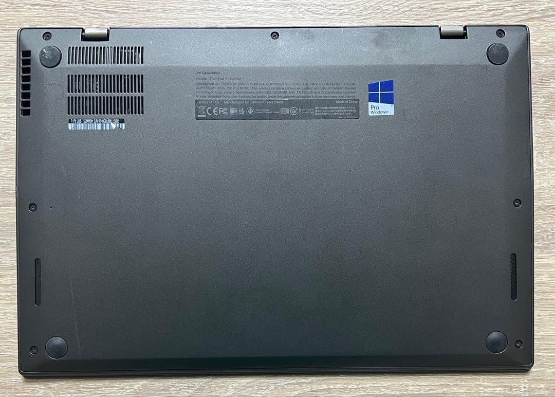Thinkpad X1 Carbon 3rd Generation ジャンク