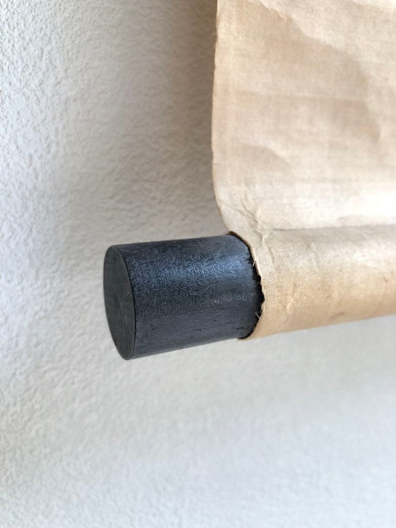 江戸時代 掛軸（吉村孝敬）鶴之図（骨董/古美術）