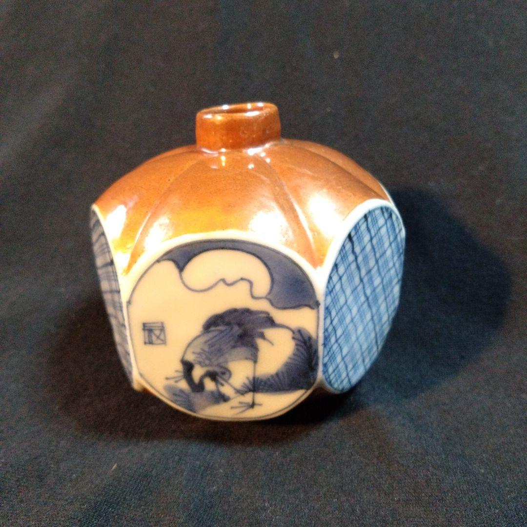 古伊万里錆釉兎文小壺