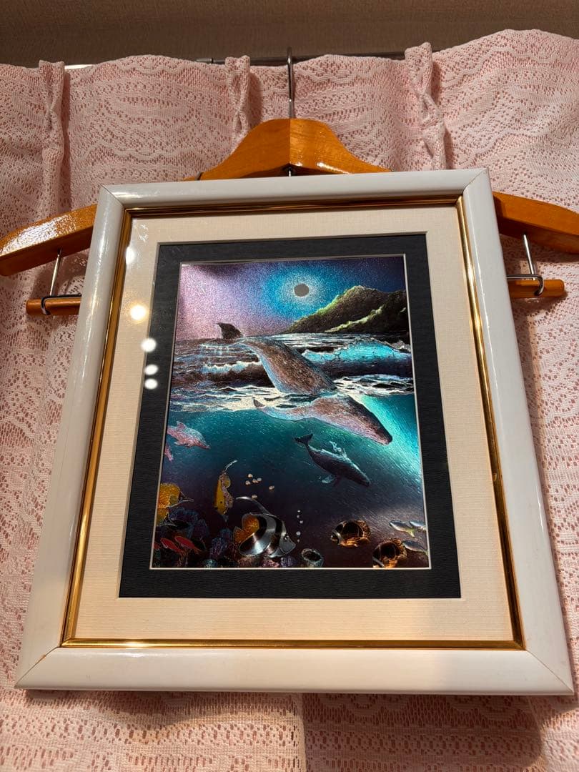 希少！！ラッセン　絵　画　立体　複製画