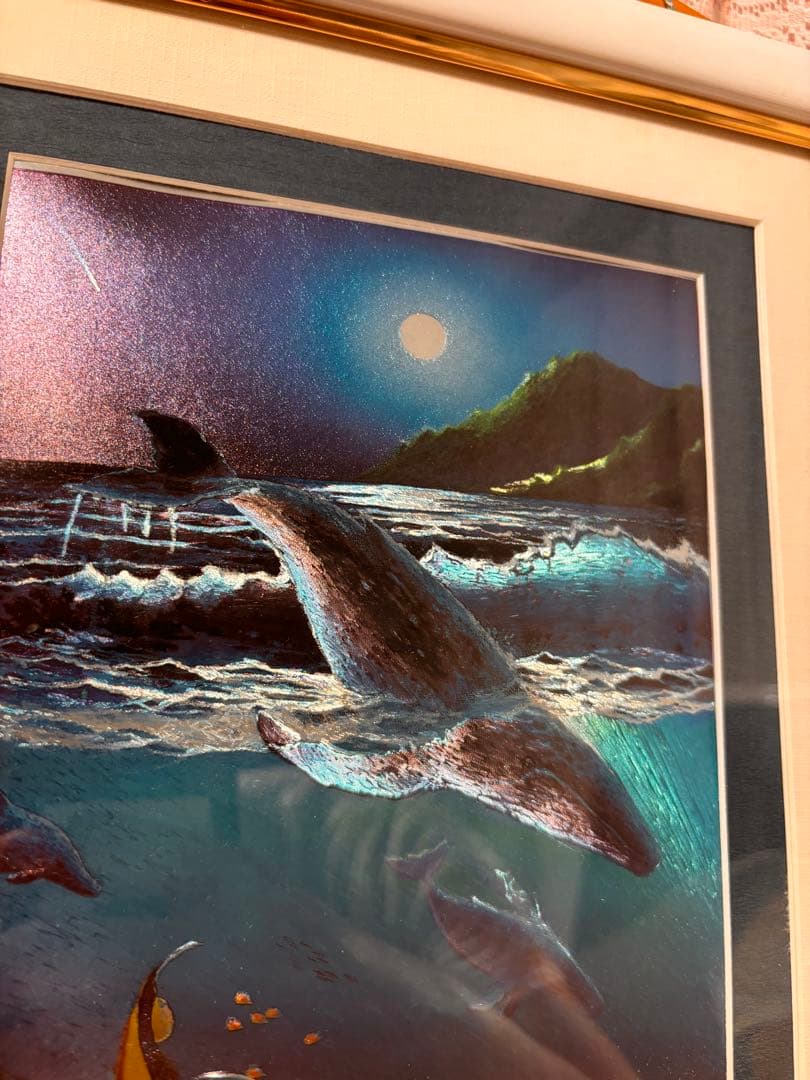 希少！！ラッセン　絵　画　立体　複製画