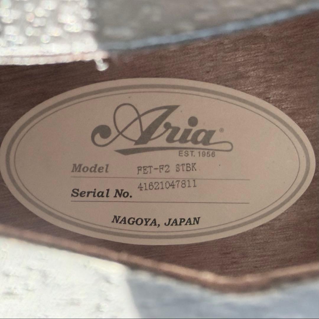 【美品】Aria FET-F2 STBK エレアコ Fホール メンテナンス済