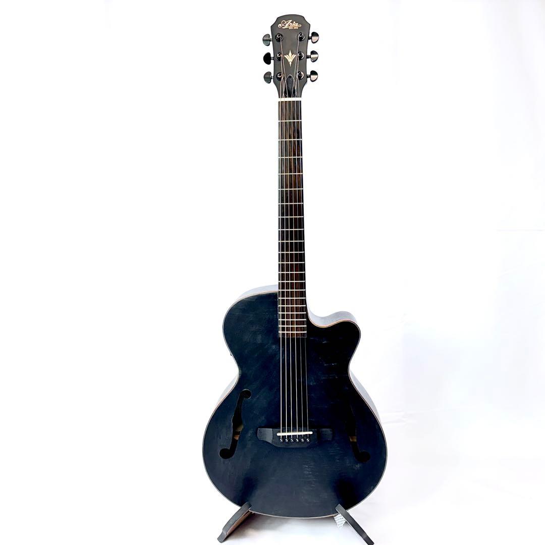 【美品】Aria FET-F2 STBK エレアコ Fホール メンテナンス済