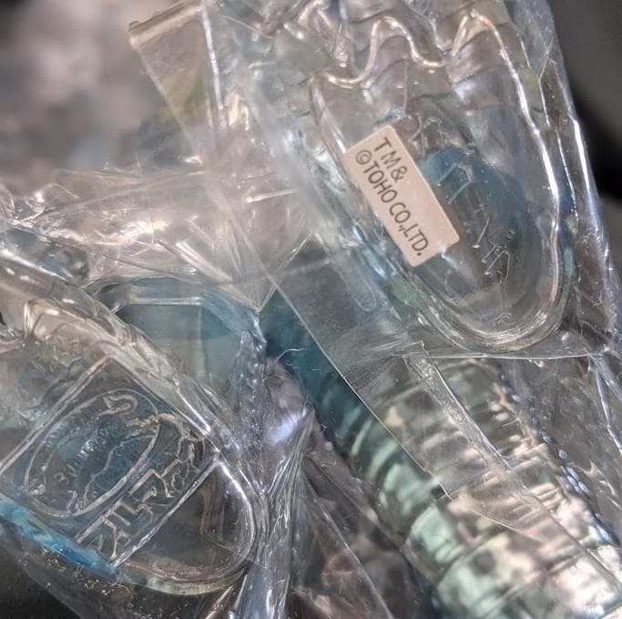 メカゴジラ「ゴジラ対メカゴジラ」（ブルマァク復刻）クリア成型ソフビフィギュア