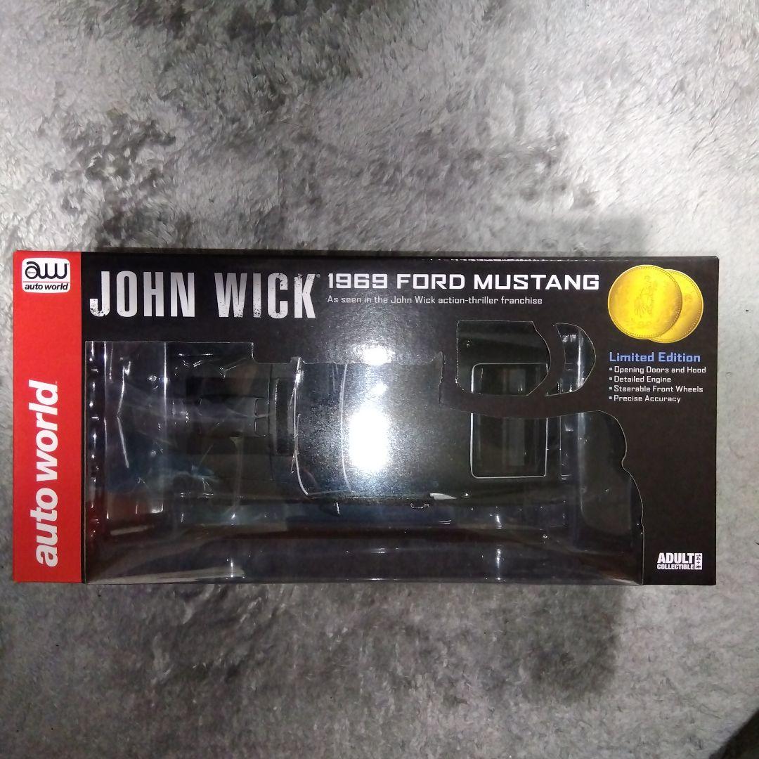 ミニカー autowoeld 1969 FORD MUSTANG 1/18
