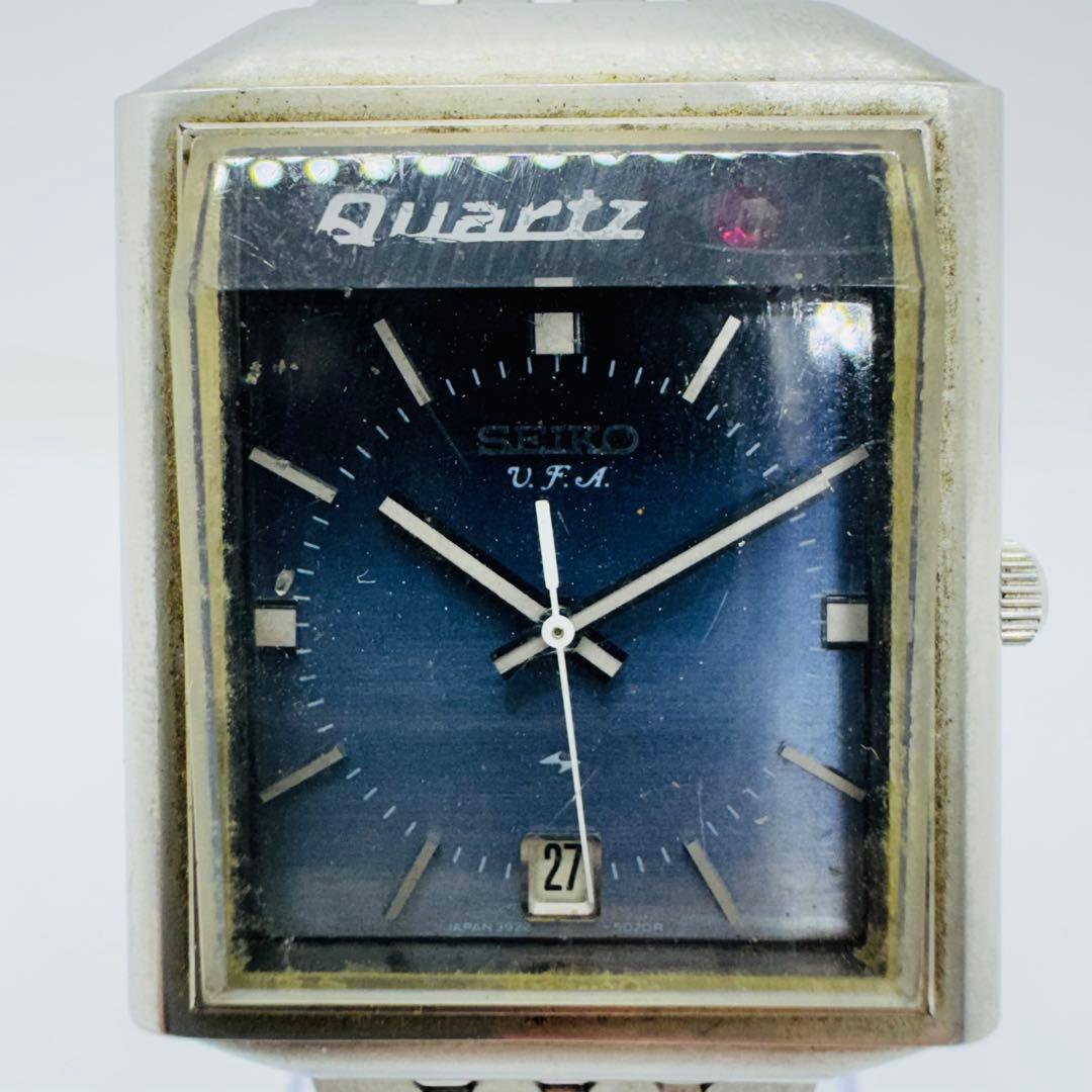 ✨SEIKO✨39V.F.A✨セコンドフラッシュ✨デイト✨クオーツ✨腕時計✨
