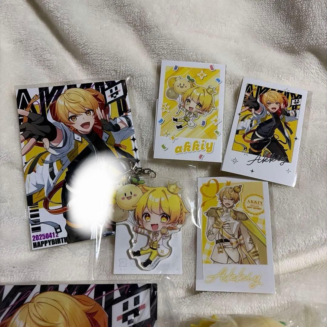 あっきぃさんバースデーグッズ