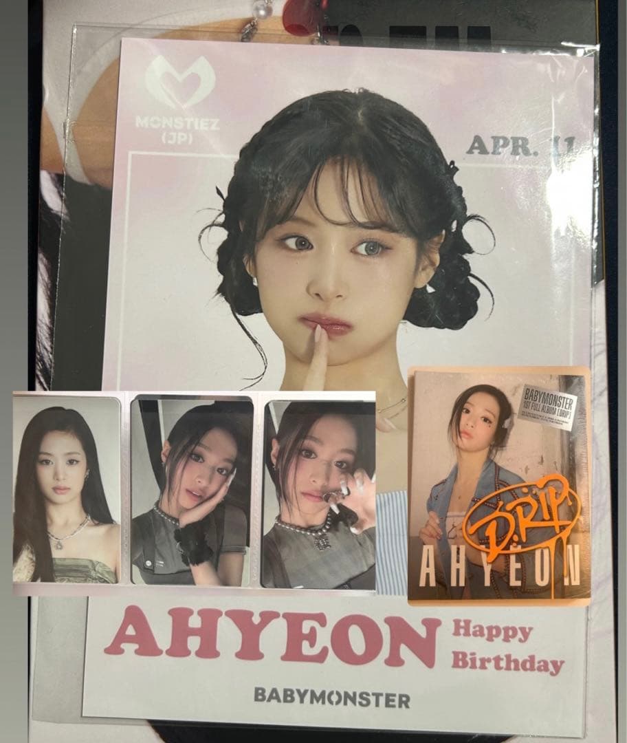 【未開封】ベビモンアヒョンバースデービッグフォト　トレカおまけ付き