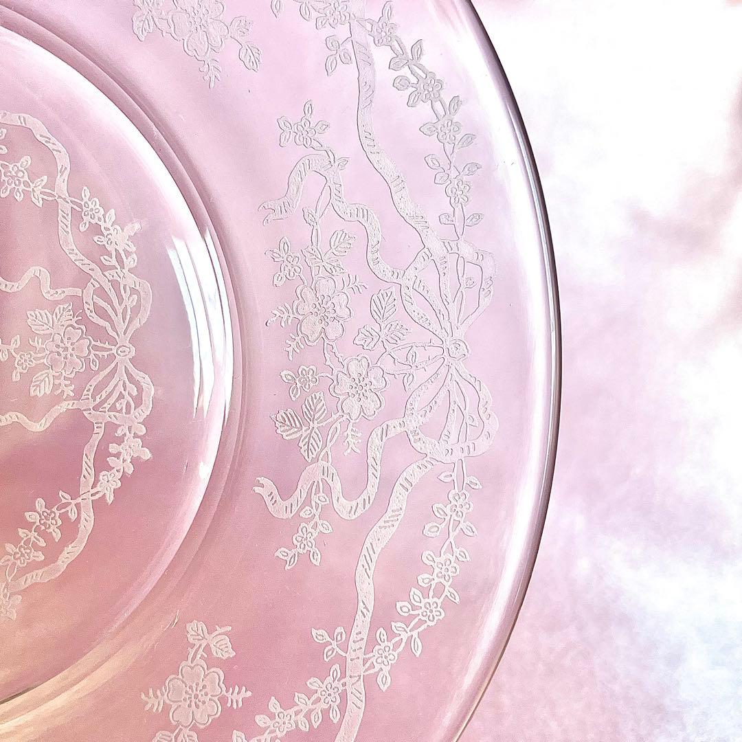 フォストリア ロマンス プレート アンティーク 19.5cm ①