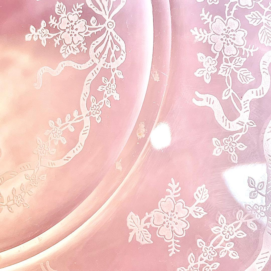 フォストリア ロマンス プレート アンティーク 19.5cm ①