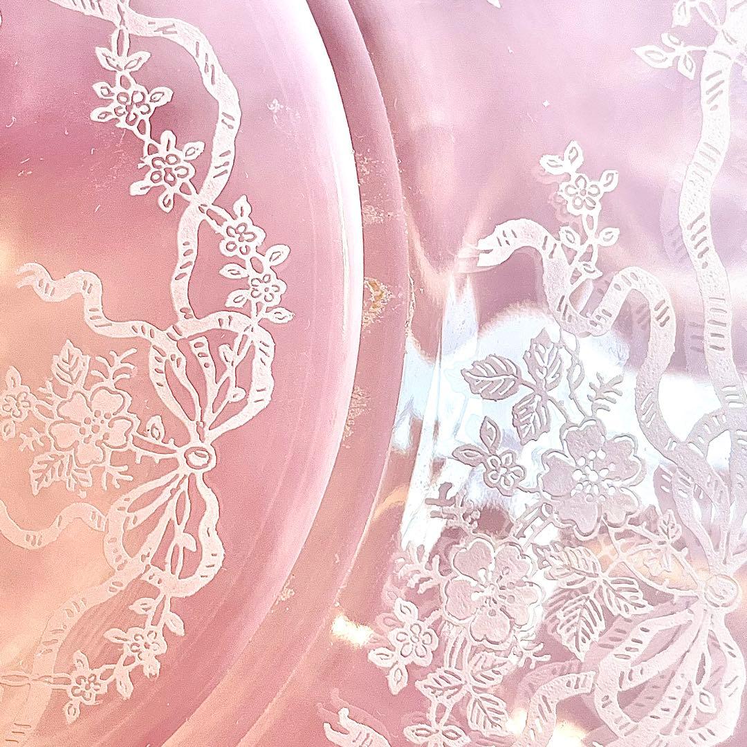 フォストリア ロマンス プレート アンティーク 19.5cm ①