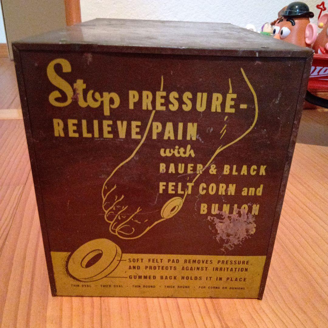 ヴィンテージ　メタル　メディカルボックス