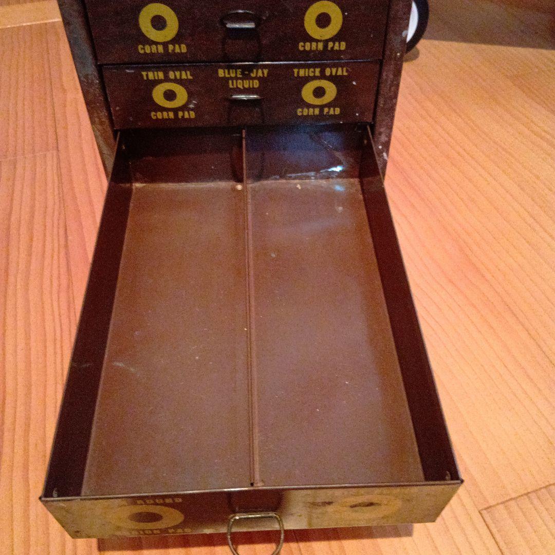 ヴィンテージ　メタル　メディカルボックス