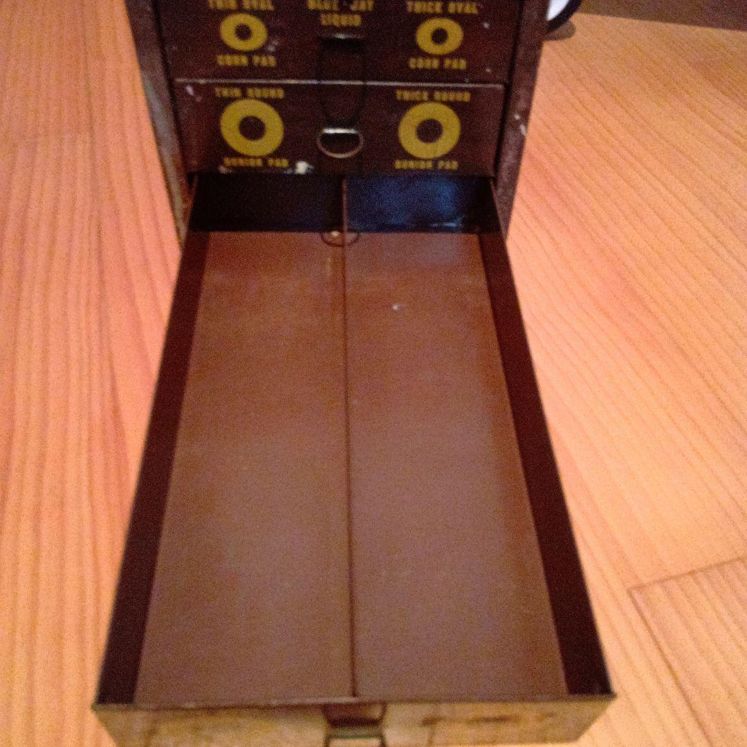 ヴィンテージ　メタル　メディカルボックス