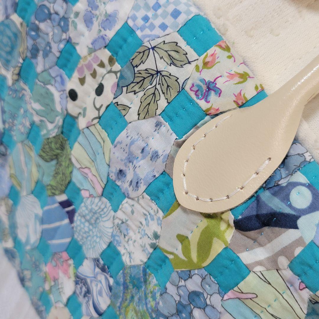 リバティ　パッチワークバック　ミニボストンバック