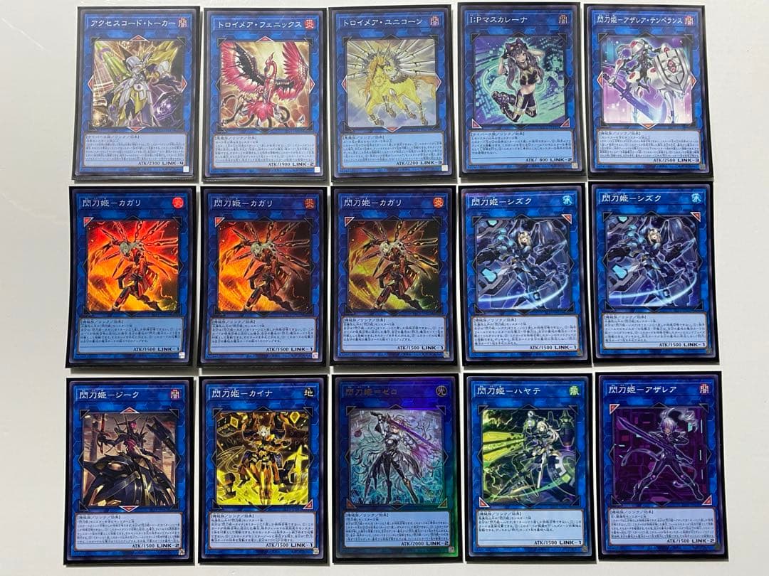 【翌日配送】遊戯王　閃刀姫デッキ　本格構築　ゼロ　カガリ　シズク　アザレア