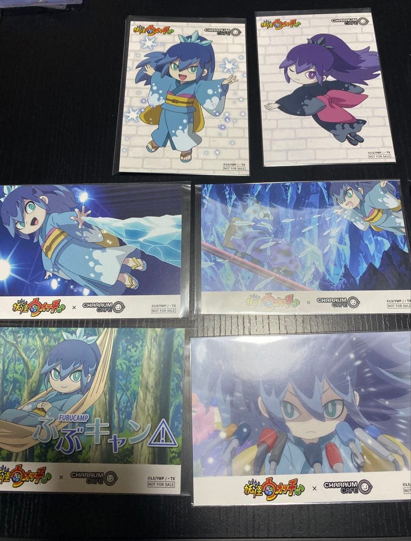 ふぶき姫　椿姫　百鬼姫　キャラウム　ポストカード　セット　妖怪ウォッチ