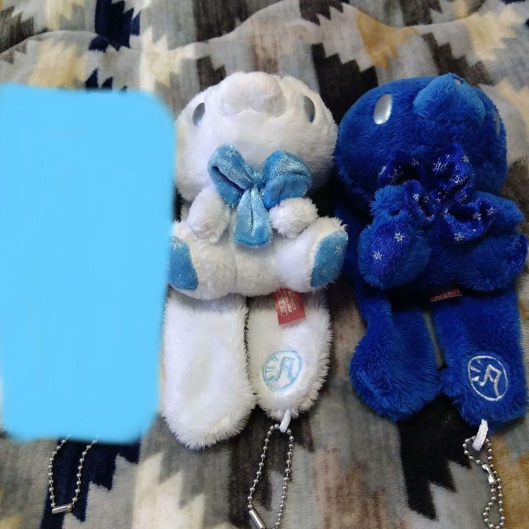 汎用うさぎ ぬいぐるみ キーチェーン マスコット Winter チャックスGP