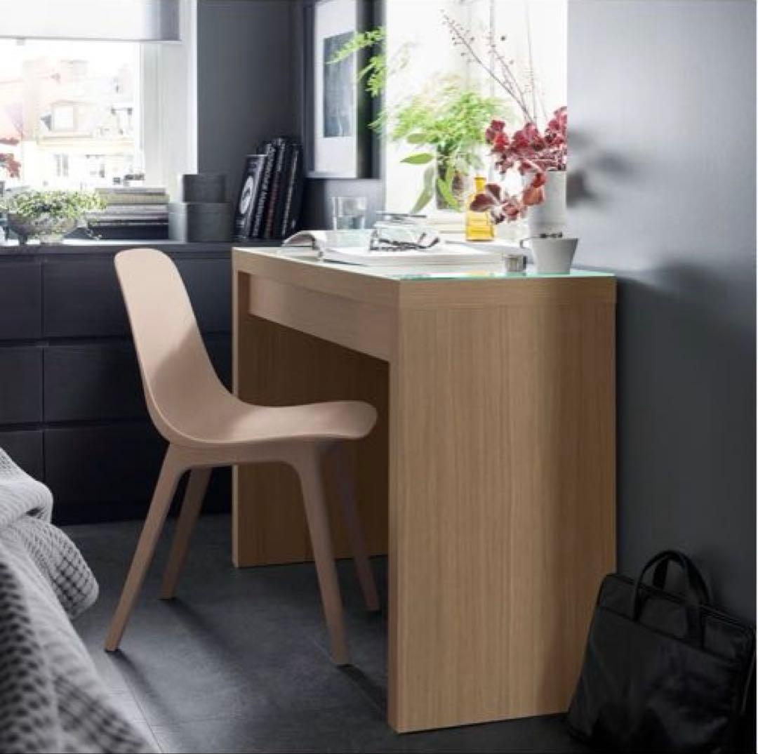 IKEA MALM マルム ドレッサー デスク オーク調 ＊送料 ¥8600込み