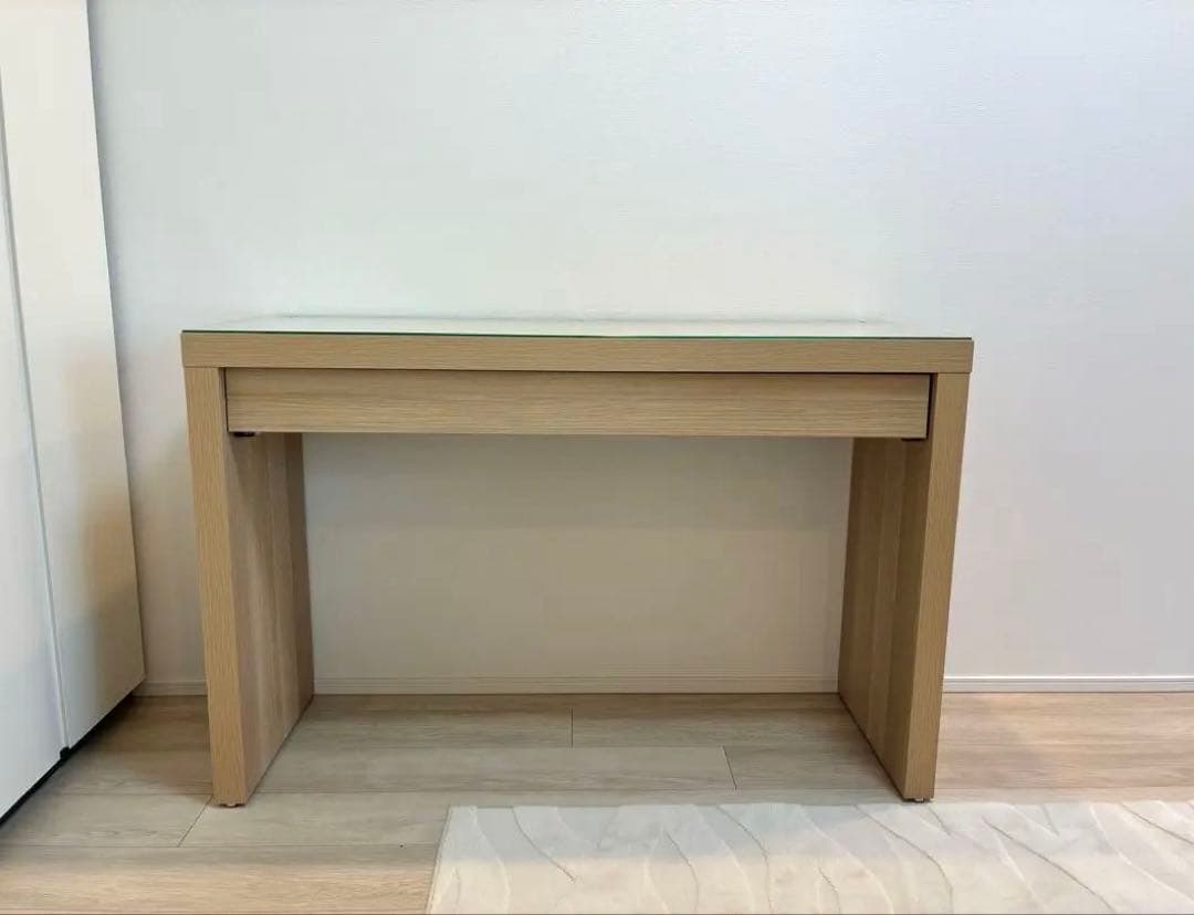 IKEA MALM マルム ドレッサー デスク オーク調 ＊送料 ¥8600込み