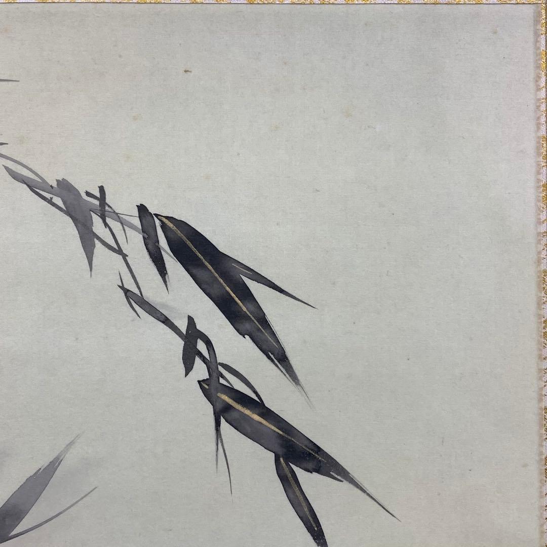 掛軸 朝顔 共箱 花 E-1