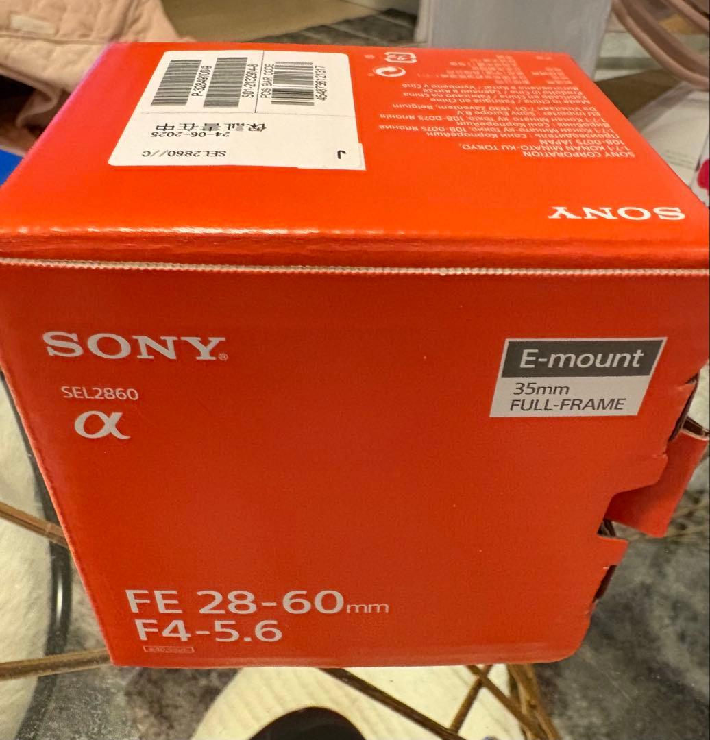 SONY FE 28-60mm F4-5.6 SEL2860 ソニー　レンズ