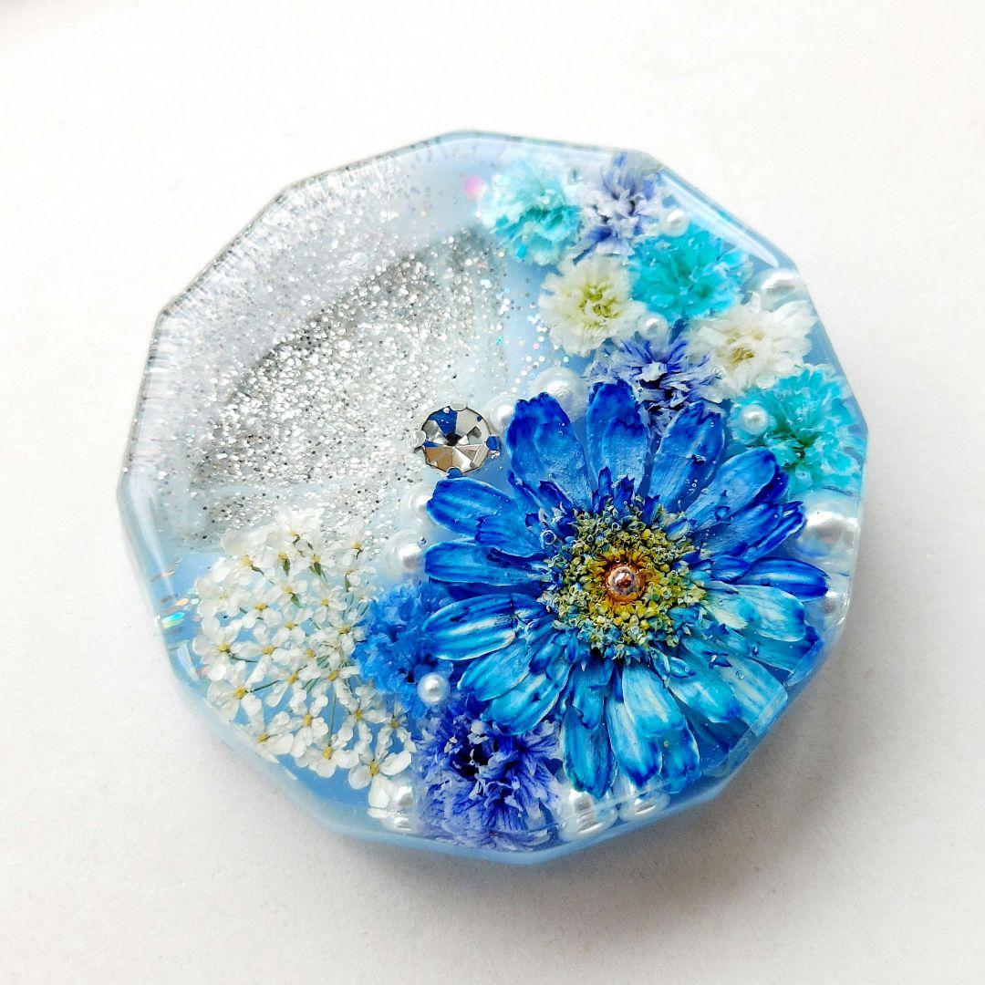 【1266】レジン　マトリカリア　ヘアゴム　ポニーフック　ブロ―チ　ハンドメイド