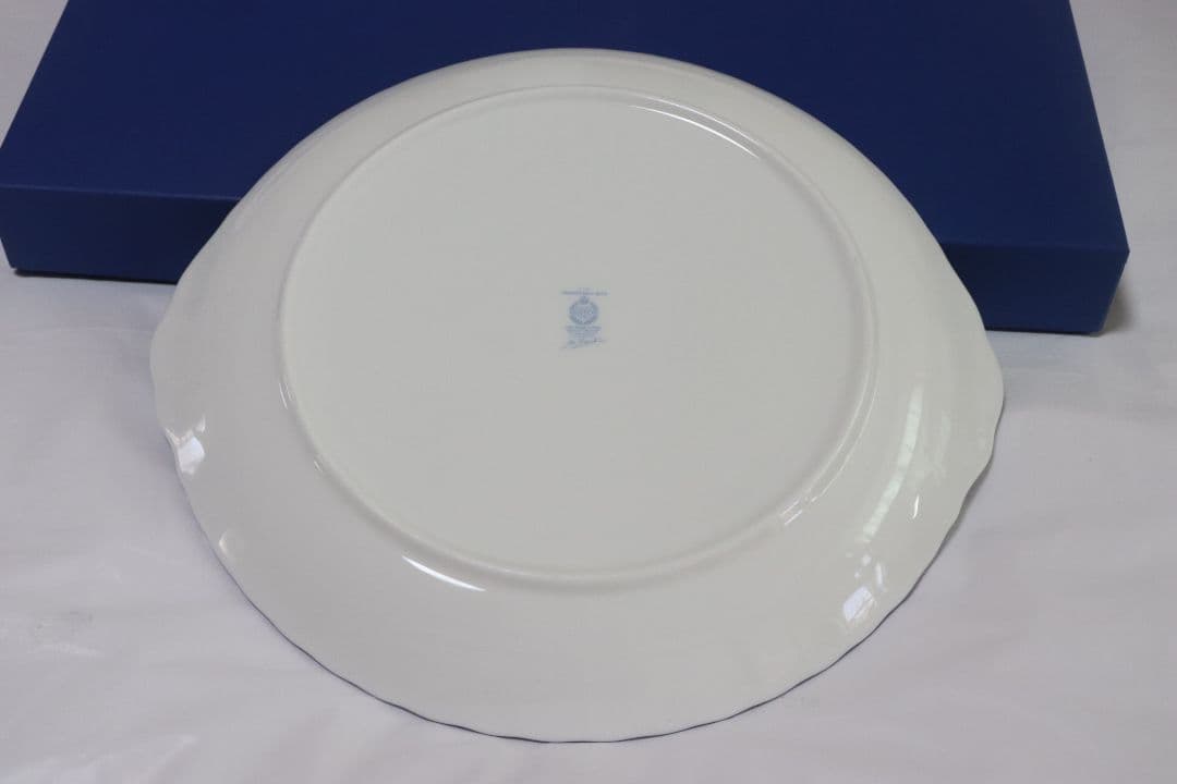 ミントン ハドンホールブルー英国製  31cmプレート L