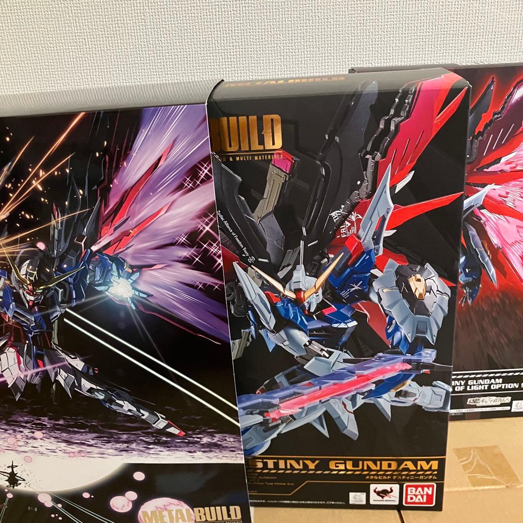 【美品】L BUILD デスティニーガンダム　フルパッケージ(光の翼付)