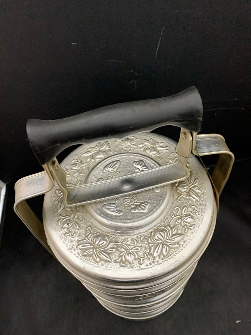 アルミ製5段弁当箱　グラスティースプーン2客付　CHIN FONG