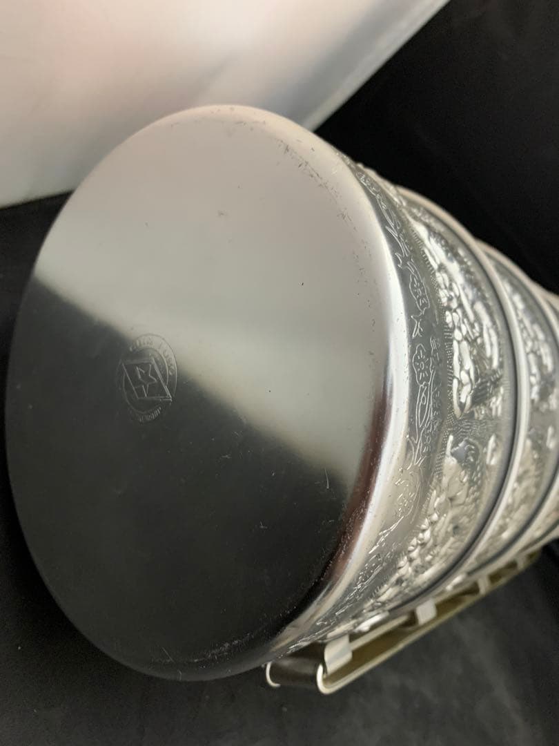 アルミ製5段弁当箱　グラスティースプーン2客付　CHIN FONG