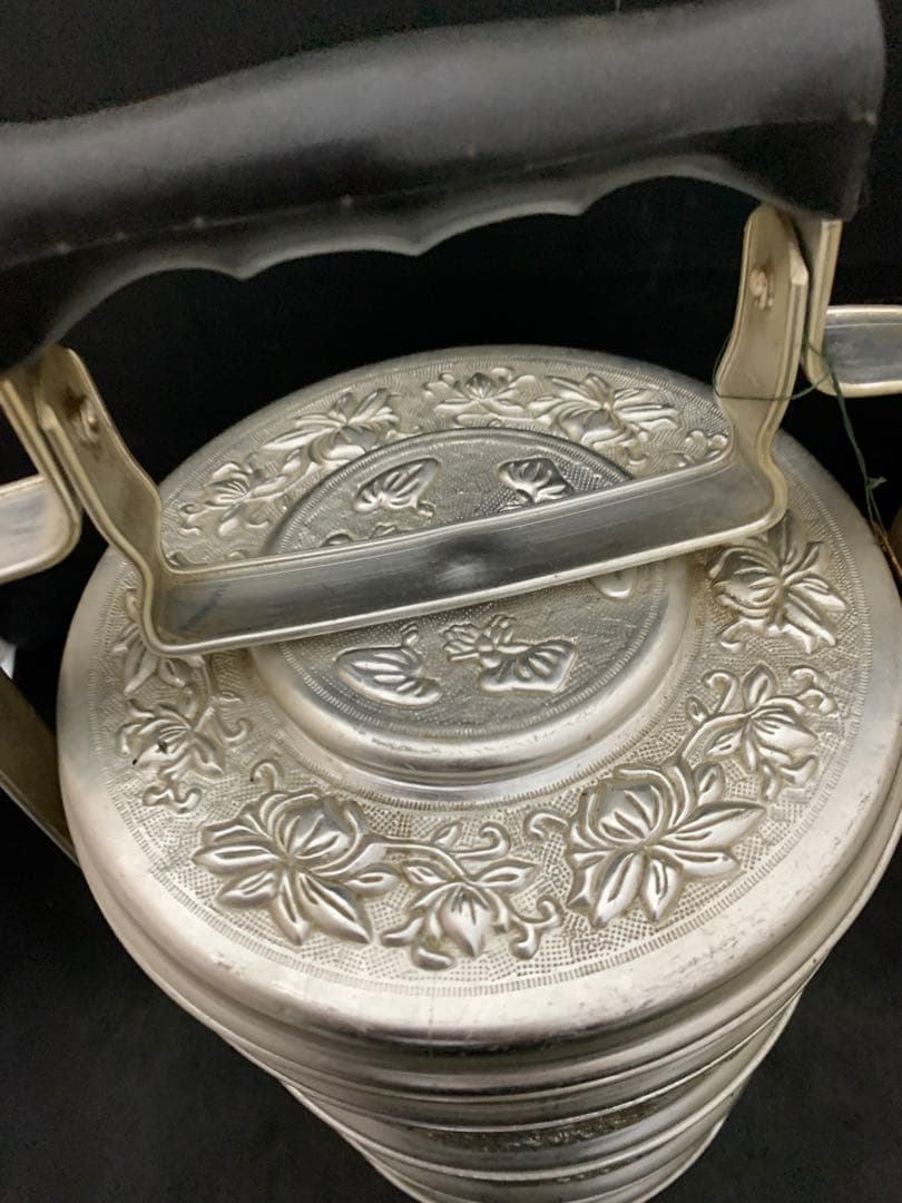 アルミ製5段弁当箱　グラスティースプーン2客付　CHIN FONG